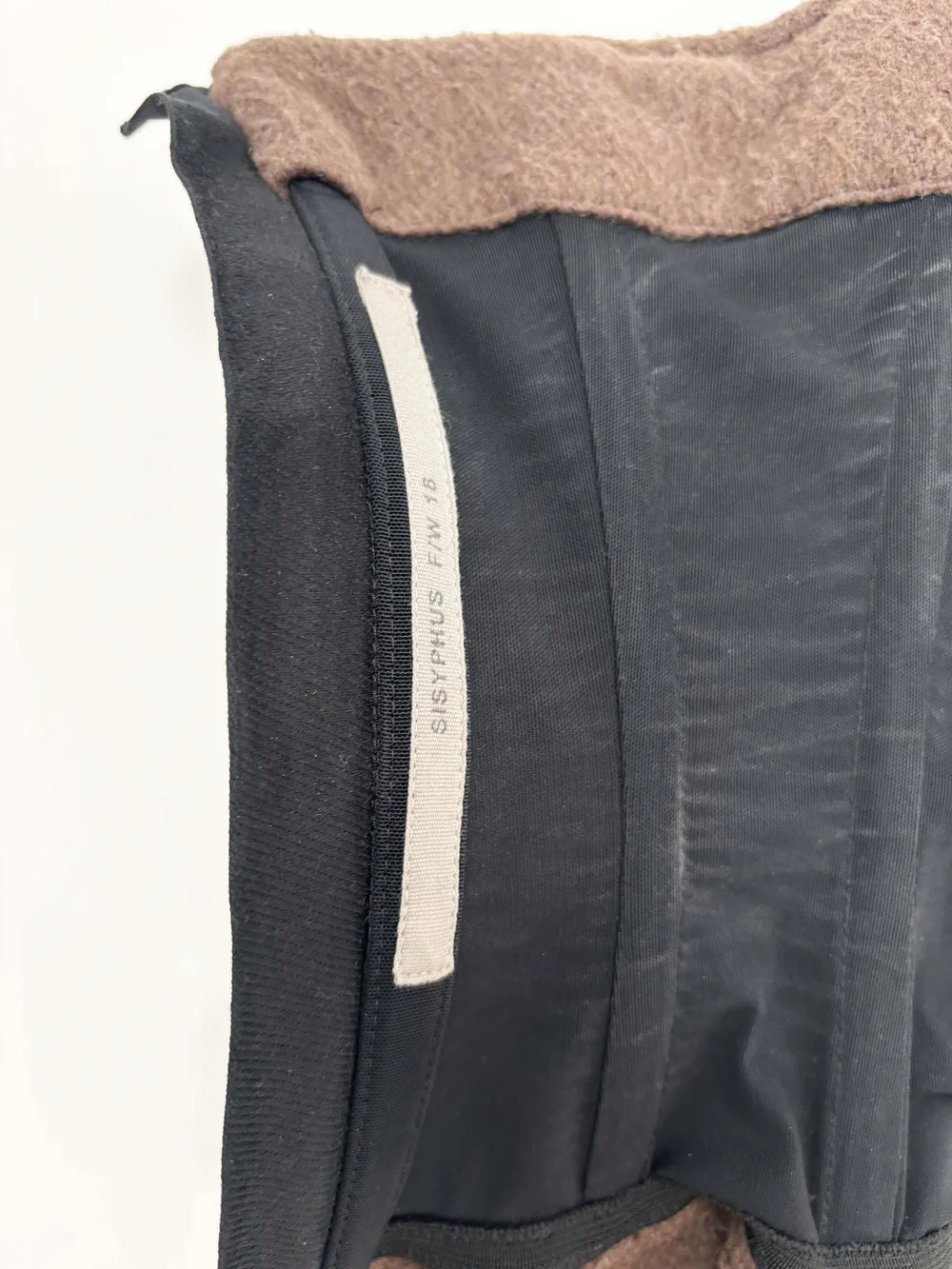Rick Owens F/W 2018 draped corset top — JAMES VELORIA